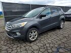 2018 Ford Escape Sel Серый vin: 1FMCU0HD5JUA21571