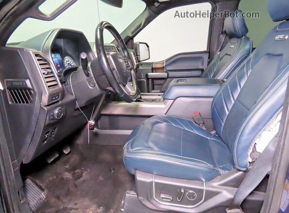 1FTEW1EG3JFC46359 2018 FORD F150 Синий Вид задних сидений