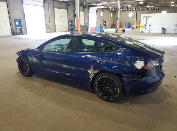 5YJ3E1EAXNF289113 2022 TESLA MODEL Синий Задняя правая четверть