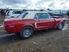 1968 Ford Mustang Sprint Red vin: 8R01C171986