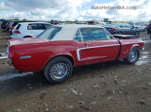 8R01C171986 1968 FORD MUSTANG Red Задня права чверть