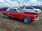 1968 Ford Mustang Sprint Red vin: 8R01C171986