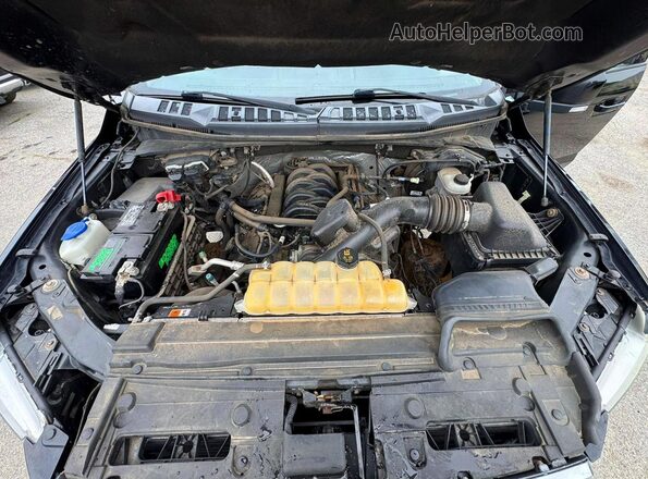 1FTEW1EF0HFA91903 2017 FORD F150 Черный Вид панели приборов
