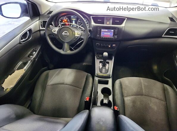 3N1AB7AP6JY309212 2018 NISSAN SENTRA White Instrument cluster view