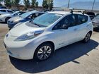 2016 Nissan Leaf Sv White vin: 1N4BZ0CP8GC302206