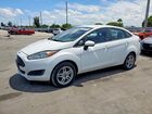 2019 Ford Fiesta Se White vin: 3FADP4BJ4KM122554