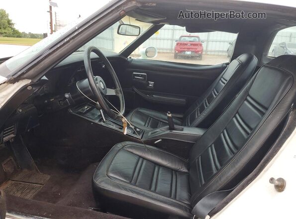 1Z87L8S422146 1978 CHEVROLET CORVETTE White Vista del salpicadero
