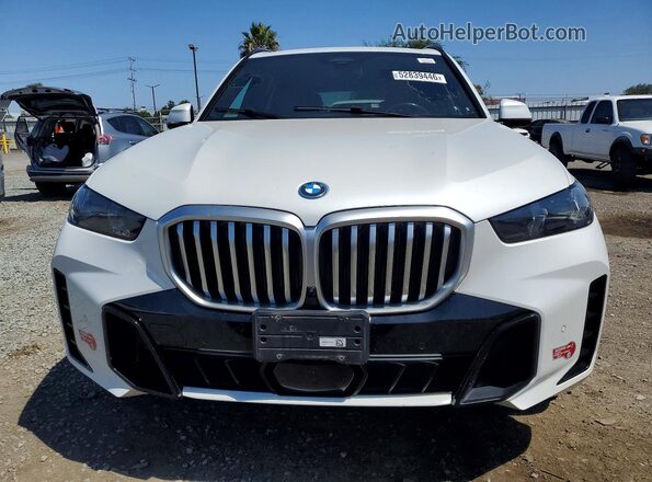 5UX43EU0XR9T61291 2024 BMW X5 Белый Вид сзади
