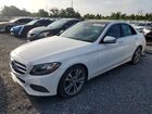 2017 Mercedes-benz C 300 White vin: WDDWF4JB1HR254992