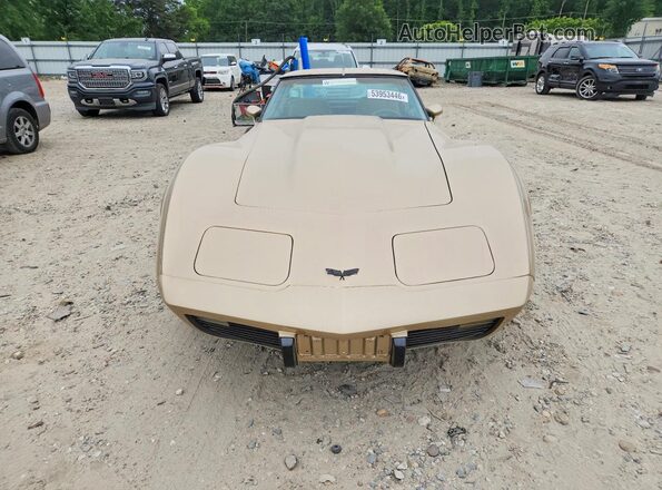 1Z8789S403398 1979 CHEVROLET CORVETTE Tan უკანა ხედი