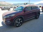 2017 Hyundai Tucson Limited Maroon vin: KM8J3CA23HU475221