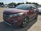 2017 Hyundai Tucson Limited Красный vin: KM8J3CA26HU540904