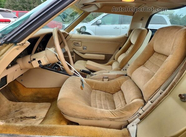 1Z8789S403398 1979 CHEVROLET CORVETTE Tan წინა პანელის ხედი