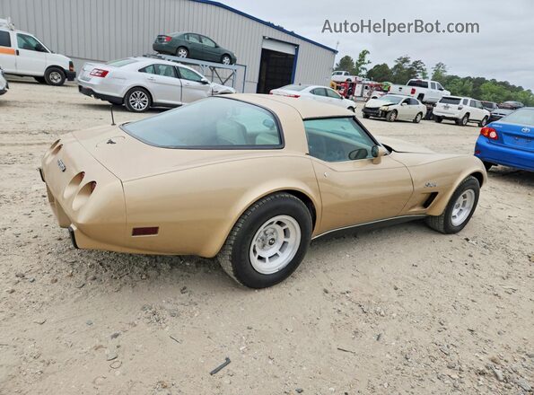 1Z8789S403398 1979 CHEVROLET CORVETTE Tan წინა მარჯვენა