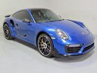 2018 Porsche 911 Turbo Blue vin: WP0AD2A91JS156295