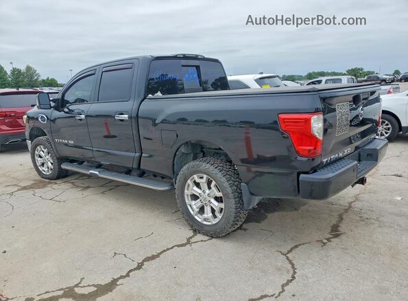 1N6BA1F47HN521802 2017 NISSAN TITAN Black Tył prawy