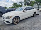 2016 Mercedes-benz C 300 4matic White vin: 55SWF4KBXGU130974