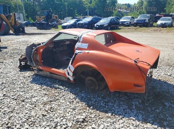 BURNTVIN123 1975 CHEVROLET CORVETTE Оранжевый Задняя левая четверть