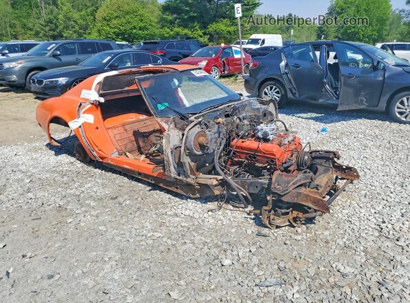 BURNTVIN123 1975 CHEVROLET CORVETTE Оранжевый Передняя правая четверть