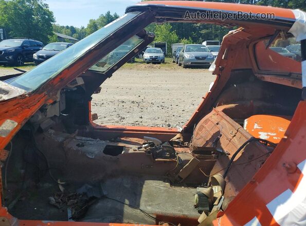BURNTVIN123 1975 CHEVROLET CORVETTE Оранжевый Вид салона спереди