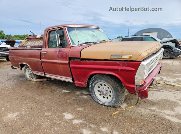 F10YRB16704000000 1967 FORD F100 Burgundy Przód prawy