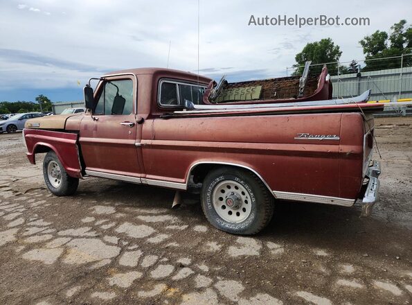 F10YRB16704000000 1967 FORD F100 Burgundy Tył lewy