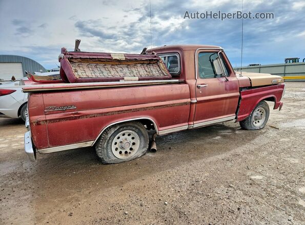 F10YRB16704000000 1967 FORD F100 Burgundy Tył prawy