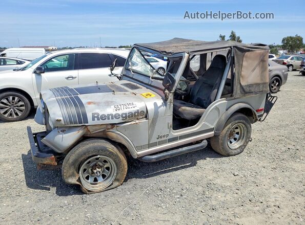 J9M83AC833412 1979 JEEP RENEGADE Silver Przód lewy