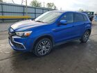 2018 Mitsubishi Outlander Sport Es Blue vin: JA4AP3AU4JZ003770