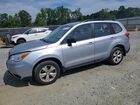 2016 Subaru Forester 2.5i Silver vin: JF2SJABC3GH535680