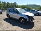 2018 Subaru Forester 2.5i Silver vin: JF2SJABC6JH422085