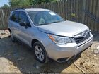 2016 Subaru Forester 2.5i Silver vin: JF2SJABC9GH504434