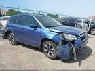 2018 Subaru Forester 2.5i Premium Синий vin: JF2SJAEC6JH455289
