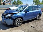2018 Subaru Forester 2.5i Premium Blue vin: JF2SJAEC7JH475079
