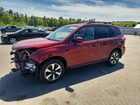 2017 Subaru Forester 2.5i Premium Burgundy vin: JF2SJAEC8HH581115