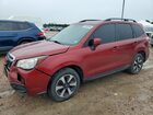 2018 Subaru Forester 2.5i Premium Burgundy vin: JF2SJAGC3JH539003