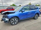 2018 Subaru Forester 2.5i Limited Blue vin: JF2SJAJC7JH415597