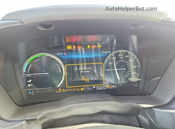 JF2SLSTD0SH450375 2025 SUBARU FORESTER Серебряный Вид щитка приборов