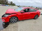 2019 Honda Civic Touring Красный vin: JHMFC1F98KX013777
