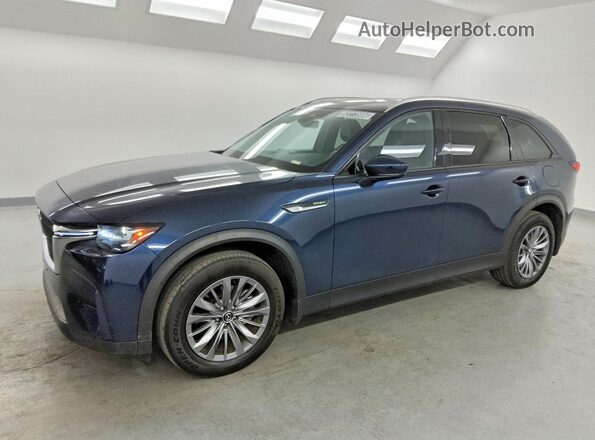 JM3KKBHA9R1172506 2024 MAZDA CX-90 Blue Vista tres cuartos delantera izquierda