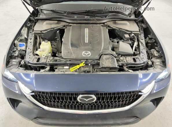 JM3KKBHA9R1172506 2024 MAZDA CX-90 Blue Vista del compartimento del motor