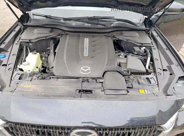 JM3KKDHA9R1115217 2024 MAZDA CX-90 Black Rear interior view