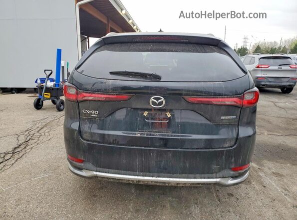 JM3KKDHA9R1115217 2024 MAZDA CX-90 Black Rear view