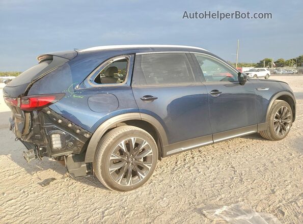 JM3KKEHA3R1179808 2024 MAZDA CX-90 Blue Rear right