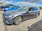 2018 Infiniti Q50 3.0t Luxe Gray vin: JN1EV7AP8JM354910