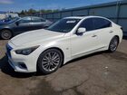 2018 Infiniti Q50 3.0t Luxe White vin: JN1EV7AR1JM611908