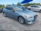 2018 Infiniti Q50 3.0t Luxe Blue vin: JN1EV7AR3JM443690