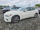 2019 Infiniti Q50 3.0t Luxe White vin: JN1EV7AR3KM556587