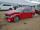 2021 Infiniti Q50 Luxe Red vin: JN1EV7BR2MM756216