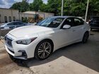 2021 Infiniti Q50 Sensory White vin: JN1EV7CP3MM701139